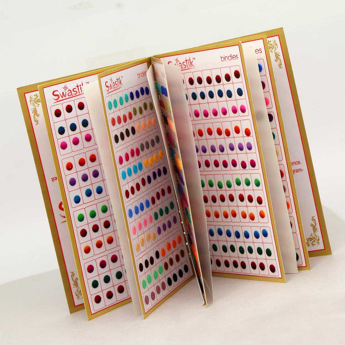 Assorted Color Multicolor Velvet Bindi Book For Women & Girls- Total Pieces- 960