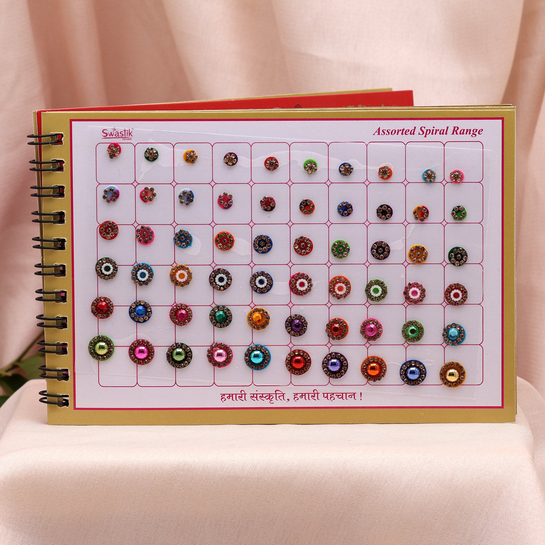 Assorted Color Bindi Book For Women & Girls- Total Pieces- 250 (BND249CMB) Jewellery GetGlit   