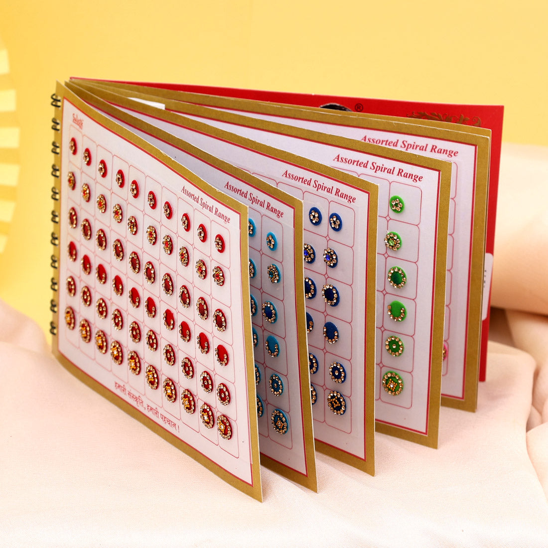 Assorted Color Bindi Book For Women & Girls- Total Pieces- 600