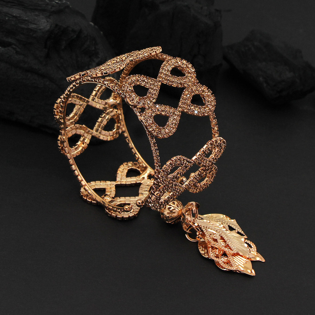 Gold Color Kids Bracelet (CRTB205GLD) Jewellery GetGlit   