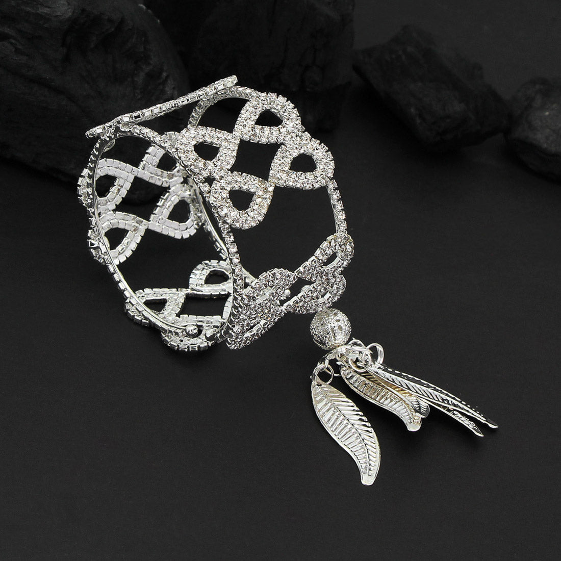 Silver Color Kids Bracelet (CRTB205SLV) Jewellery GetGlit   