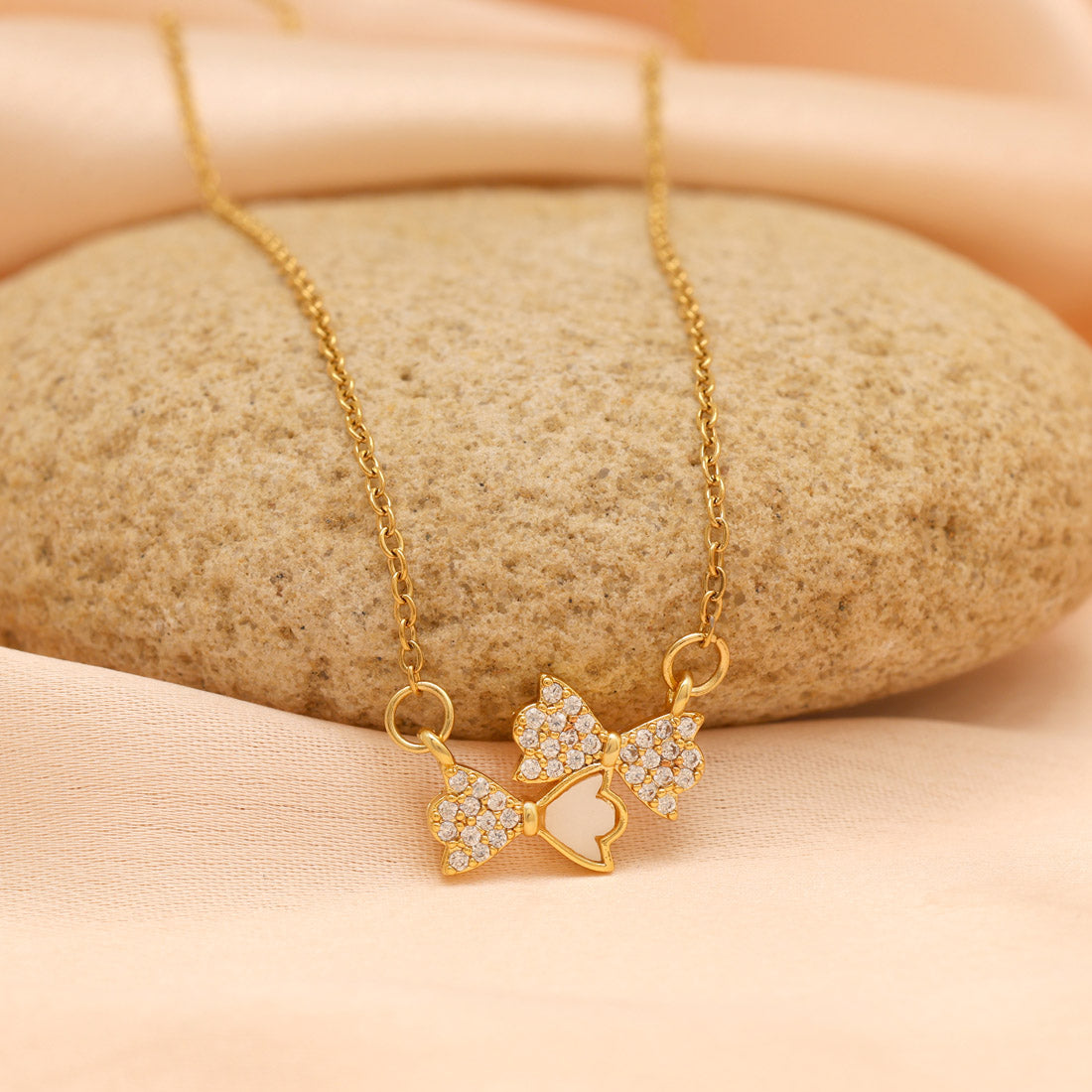 Gold Color Stainless Steel 18k Gold Plated Demi Fine Pendant Jewellery GetGlit