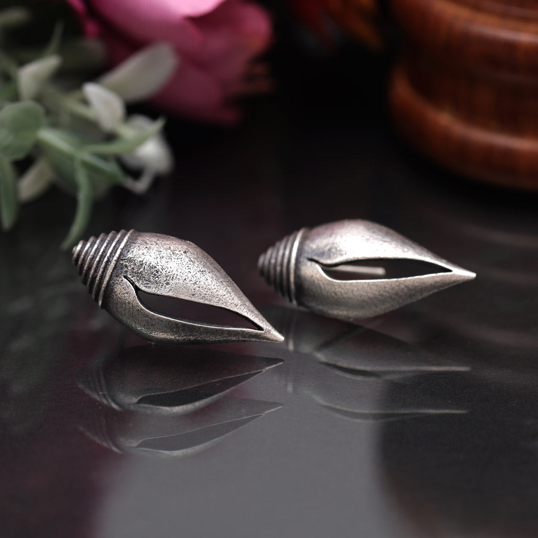 Silver Color  Oxidised Earrings (GSE2920SLV) Earrings GetGlit   