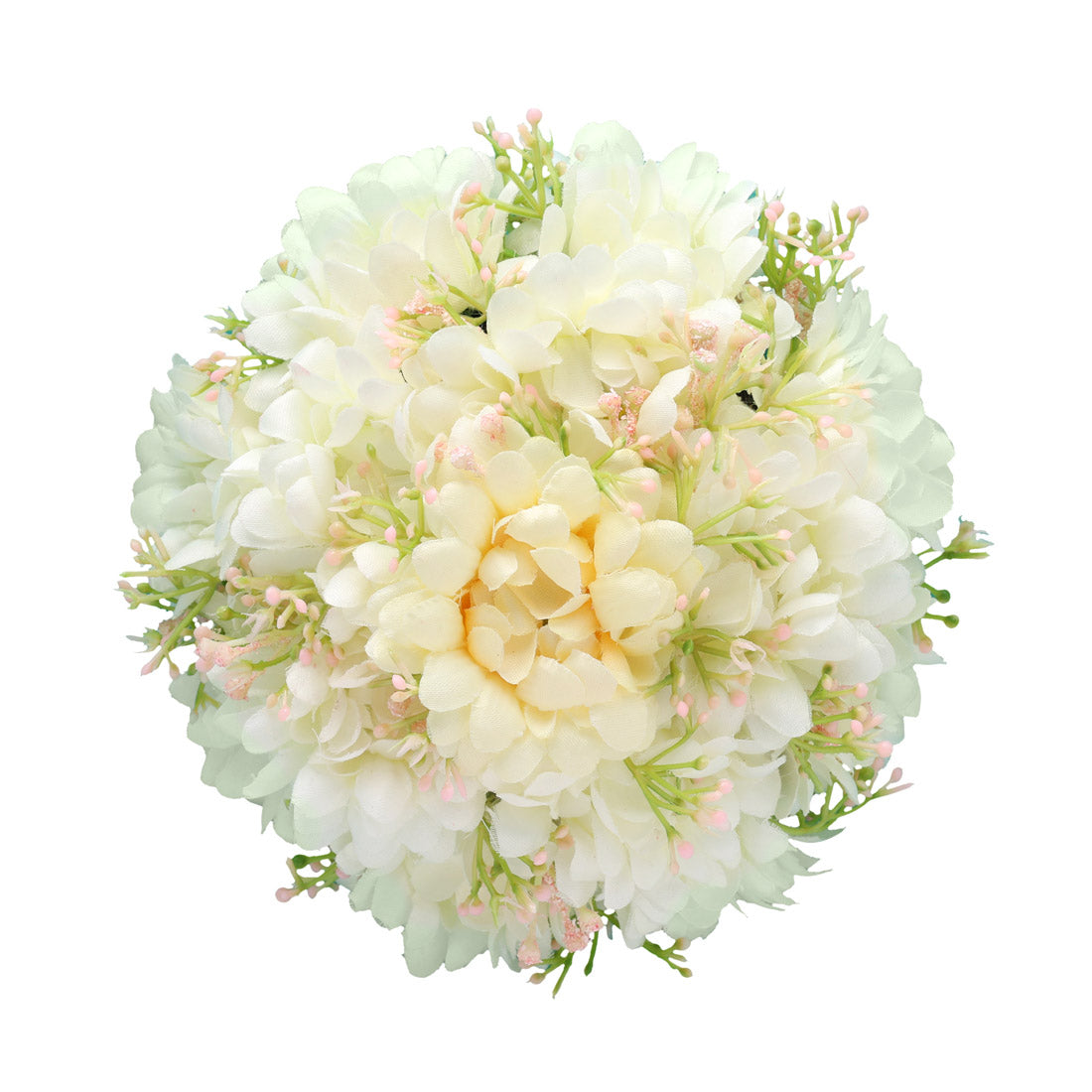 White Color Rose Flower Hair juda//Bun Jewellery GetGlit