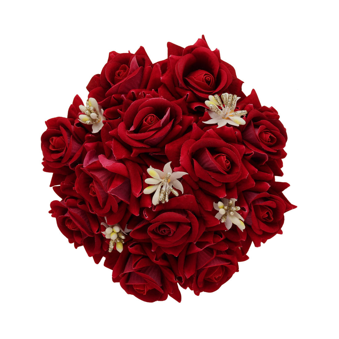 Maroon Color Rose Flower Hair juda//Bun Jewellery GetGlit