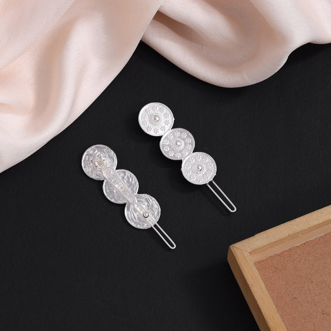 Silver Color 5 Pieces Hair Pin (HRPCMB238)