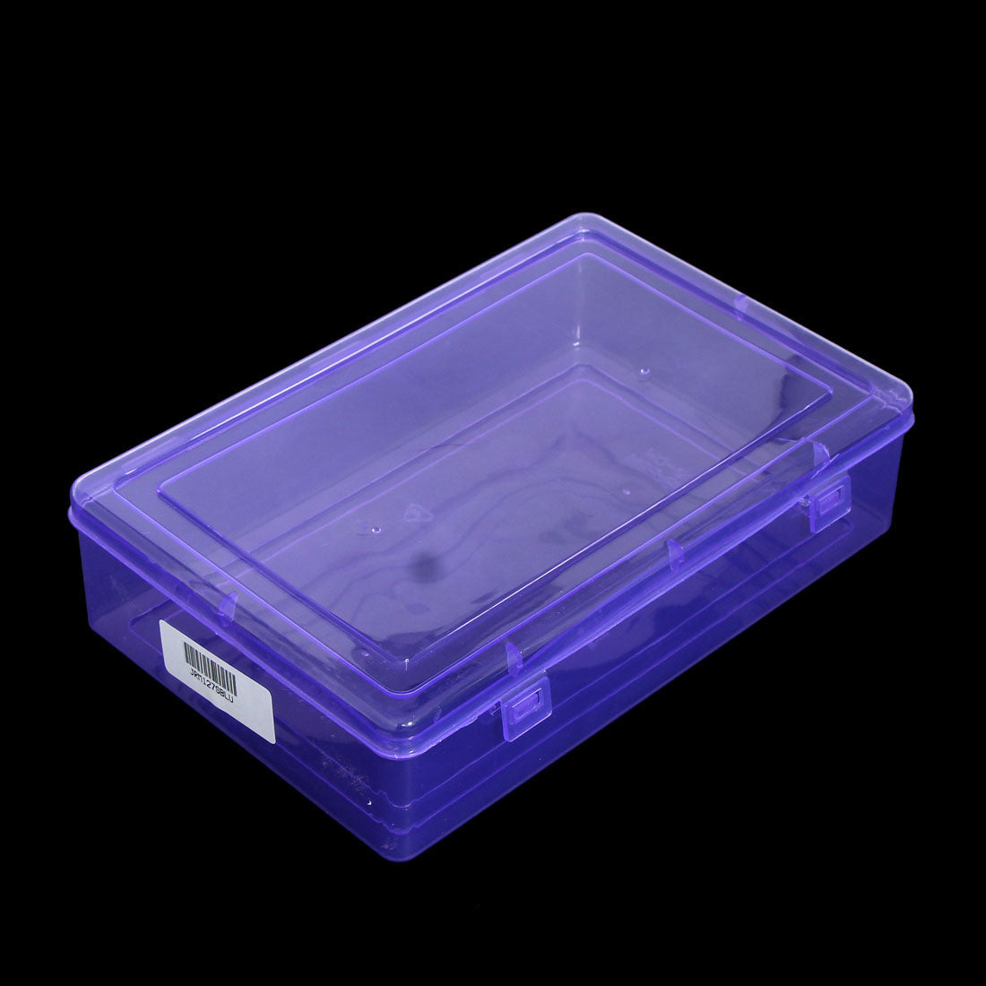 Sea Blue Color 1 Piece Transparent Medium Storage Box (Standard Size 22 x 14 x 5 CM) (JRM127SBLU)  GetGlit   