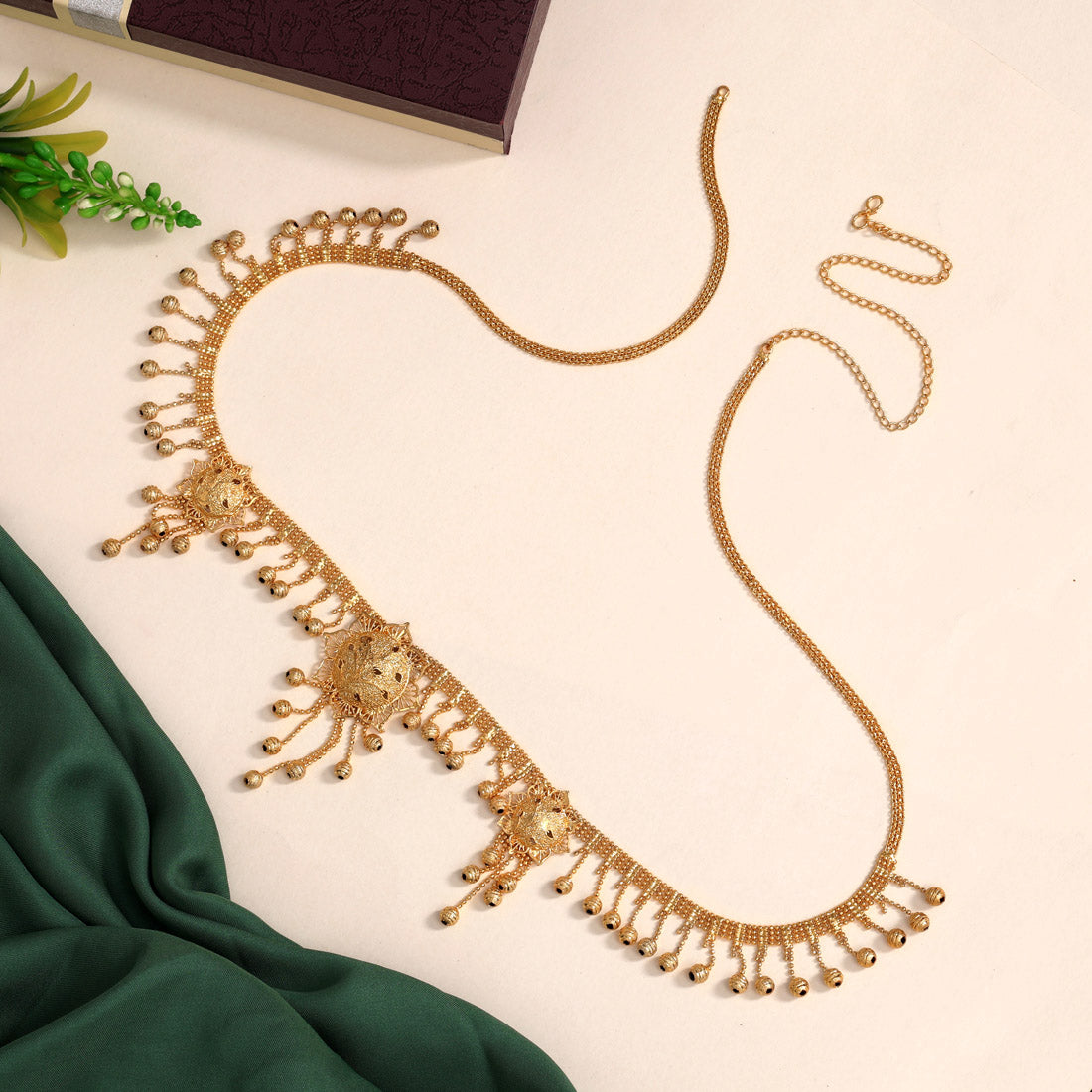 Gold Plated Kamarband Waist Belt For Women//Girls (KMBND469GLD) Jewellery GetGlit
