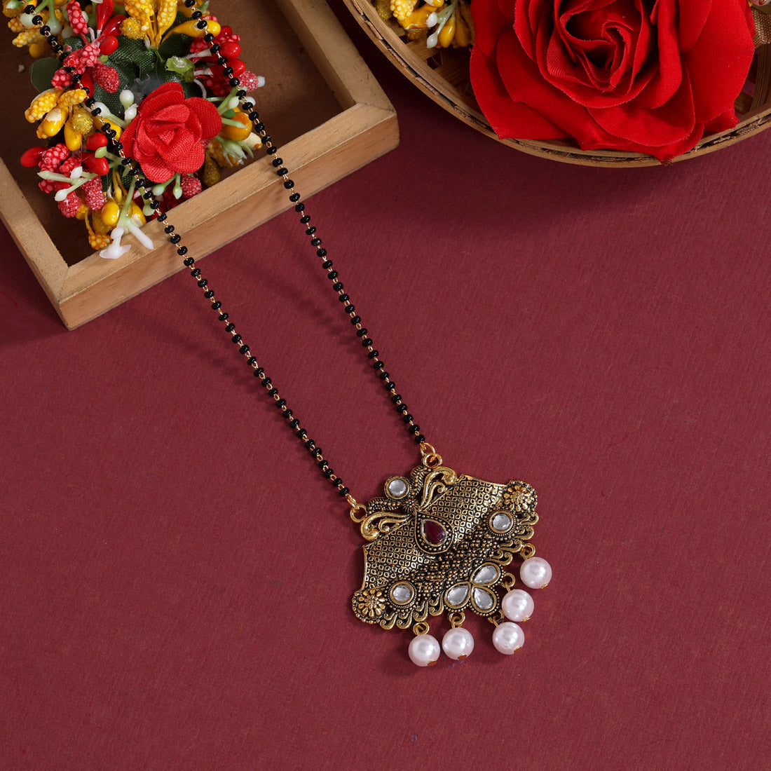 White Color Mangalsutra (MS288WHT)