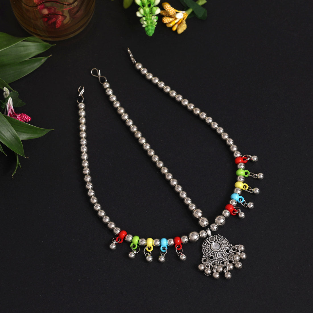 Multi Color Oxidised Matha Patti (MTP349MLT) Jewellery GetGlit