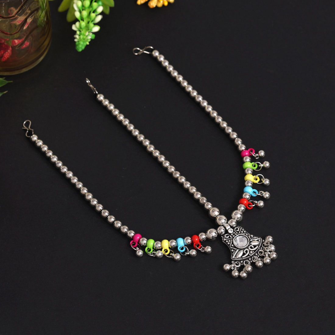 Multi Color Oxidised Matha Patti (MTP350MLT) Jewellery GetGlit