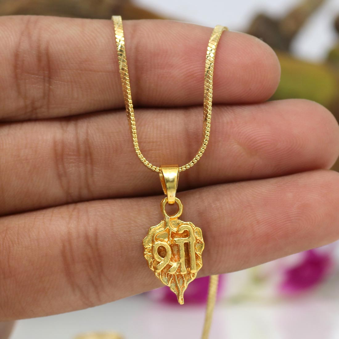 Gold Color Temple Locket (TL108GLD) Jewellery GetGlit