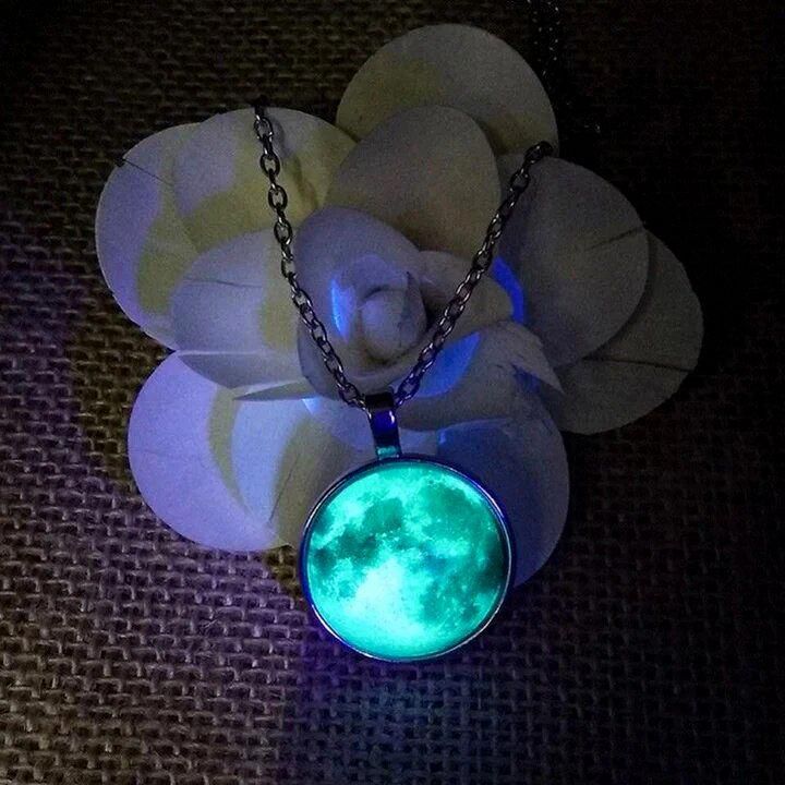 New Glowing Moon Necklace  Glitstudio   