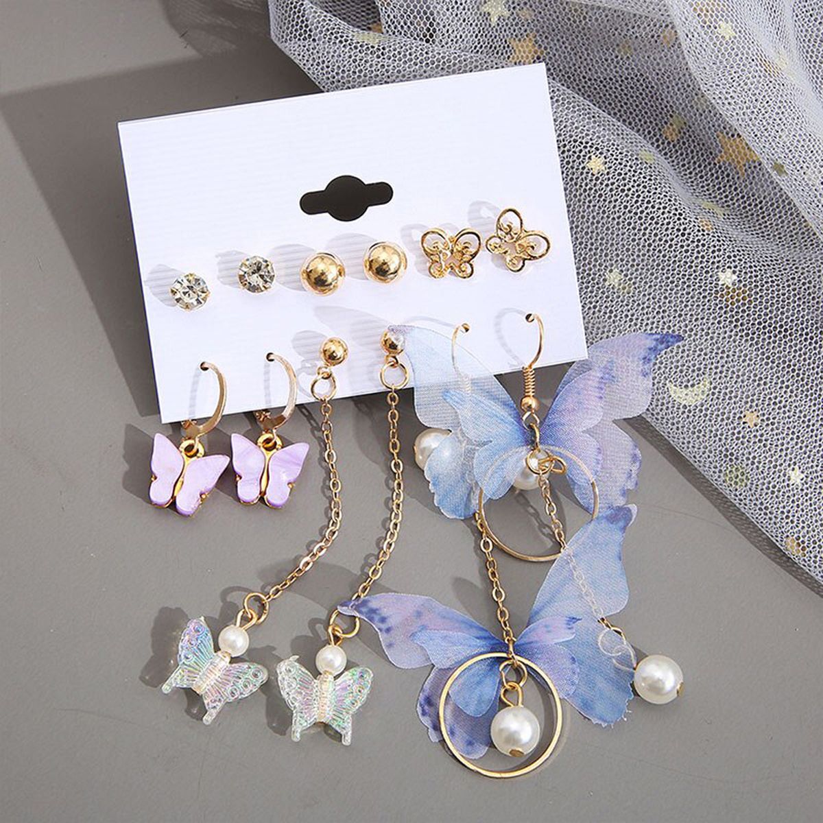 Combo Pack Of Earrings(Pack Of 6) Earrings Glitstudio   