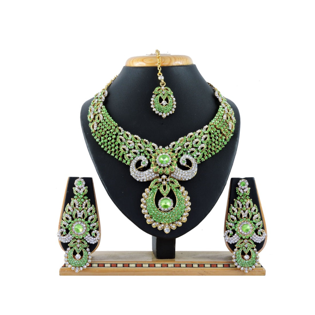 Generic Women's Alloy Necklace set (Green) Jewels Generic   