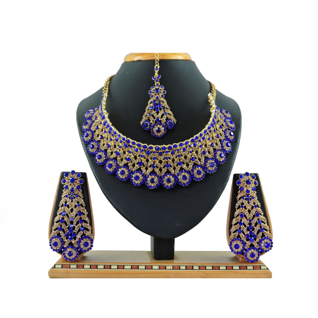Generic Women's Alloy Necklace set (Blue) Jewels Generic   