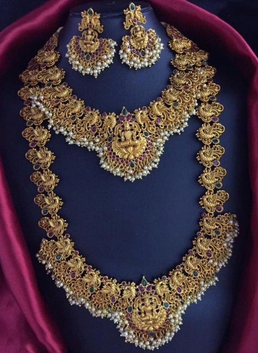 Generic Women's Elegent Combo Of Jewellery Set (Gold, Free Size) Jewels Generic   