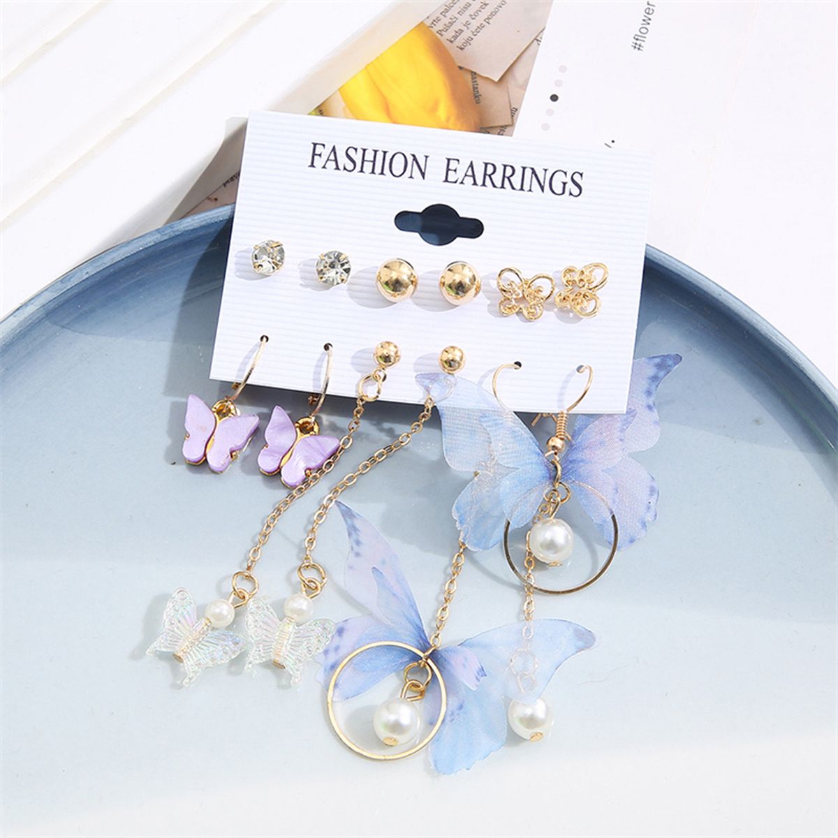 Combo Pack Of Earrings(Pack Of 6) Earrings Glitstudio   