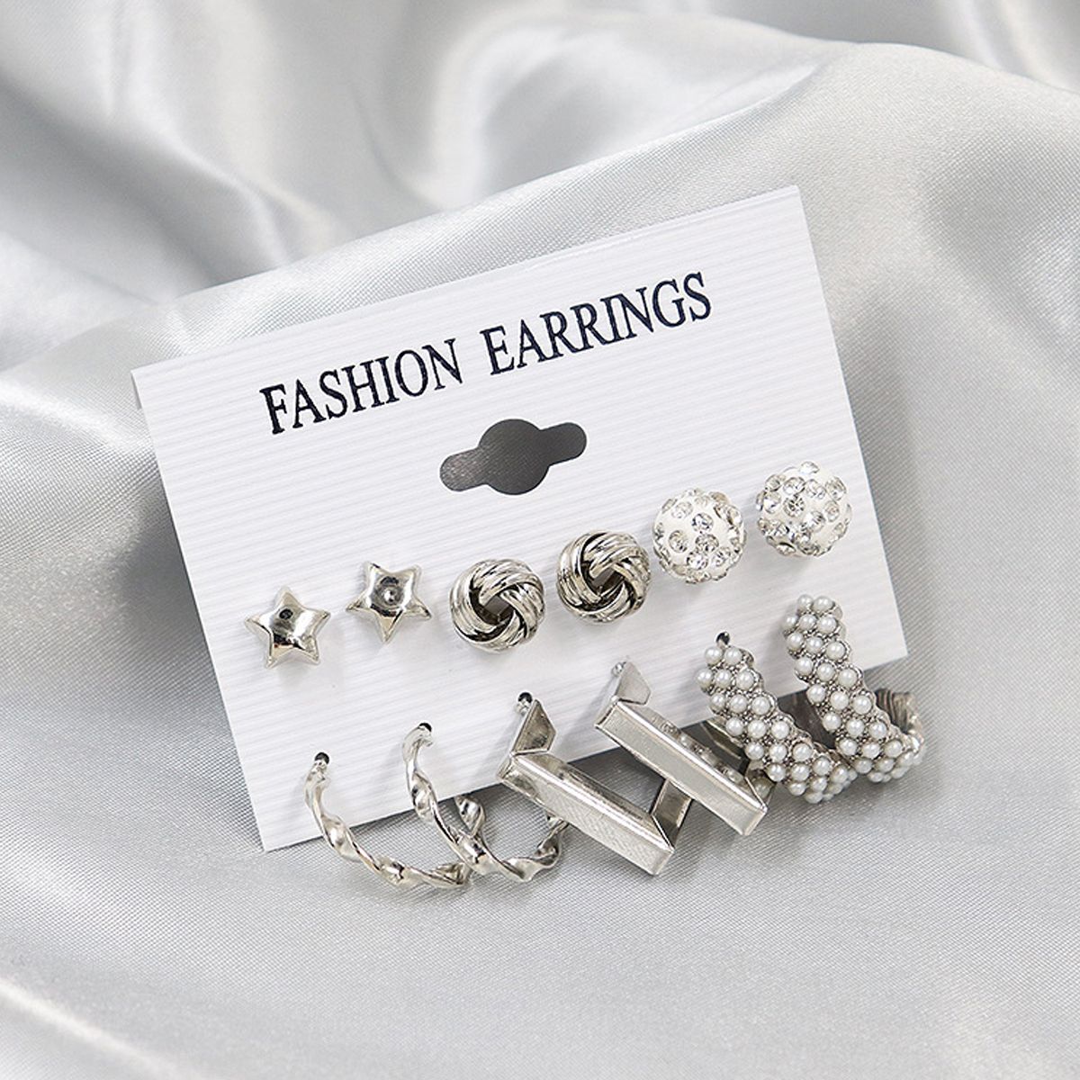 Combo Pack Of Earrings(Pack Of 6) Earrings Glitstudio   