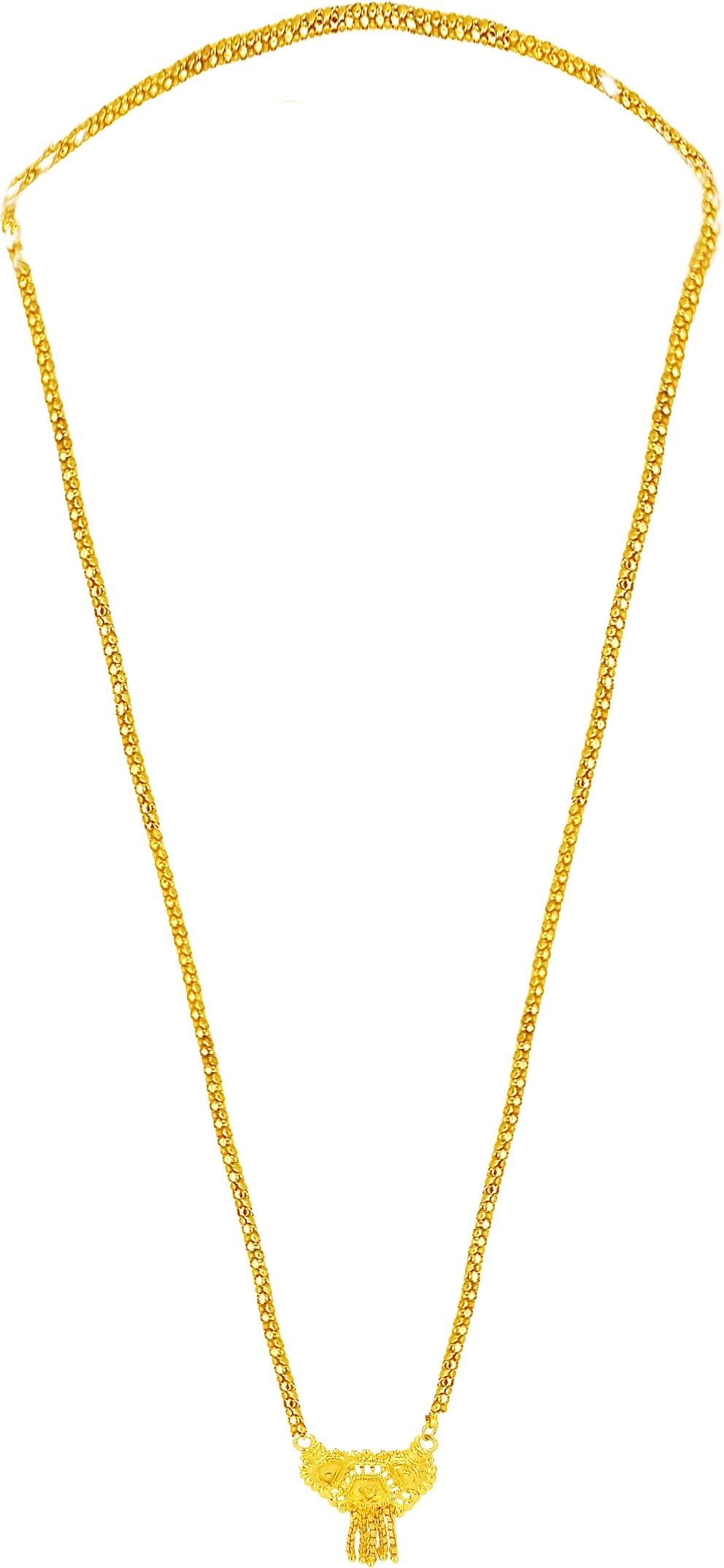 Pretty Gold Plated Necklace  Glitstudio   