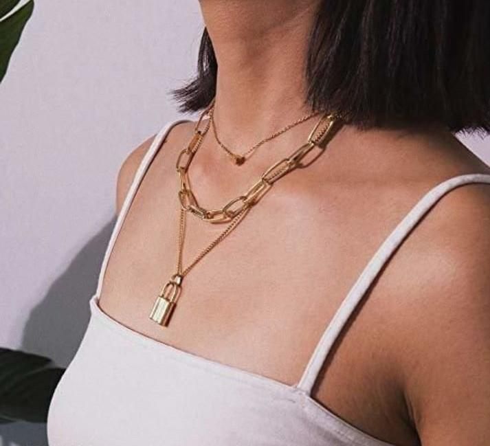 Gold Plated Stylish Necklace  Glitstudio   