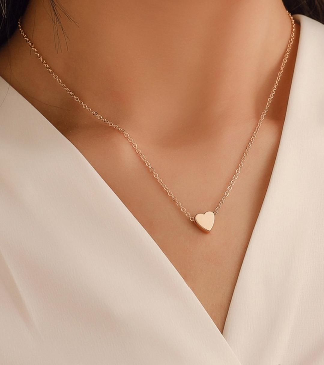 AVR JEWELS Heart Chain Necklace For Women  Glitstudio   