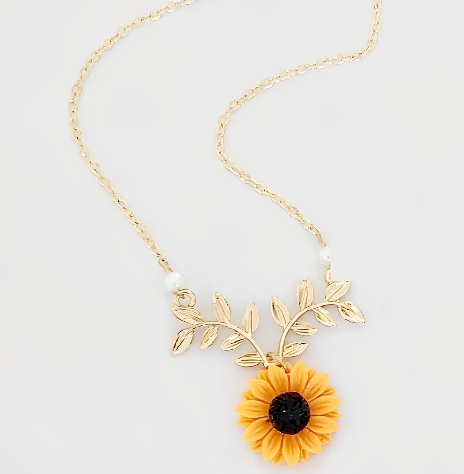 Sunflower Necklace For Women & Girls  Glitstudio   