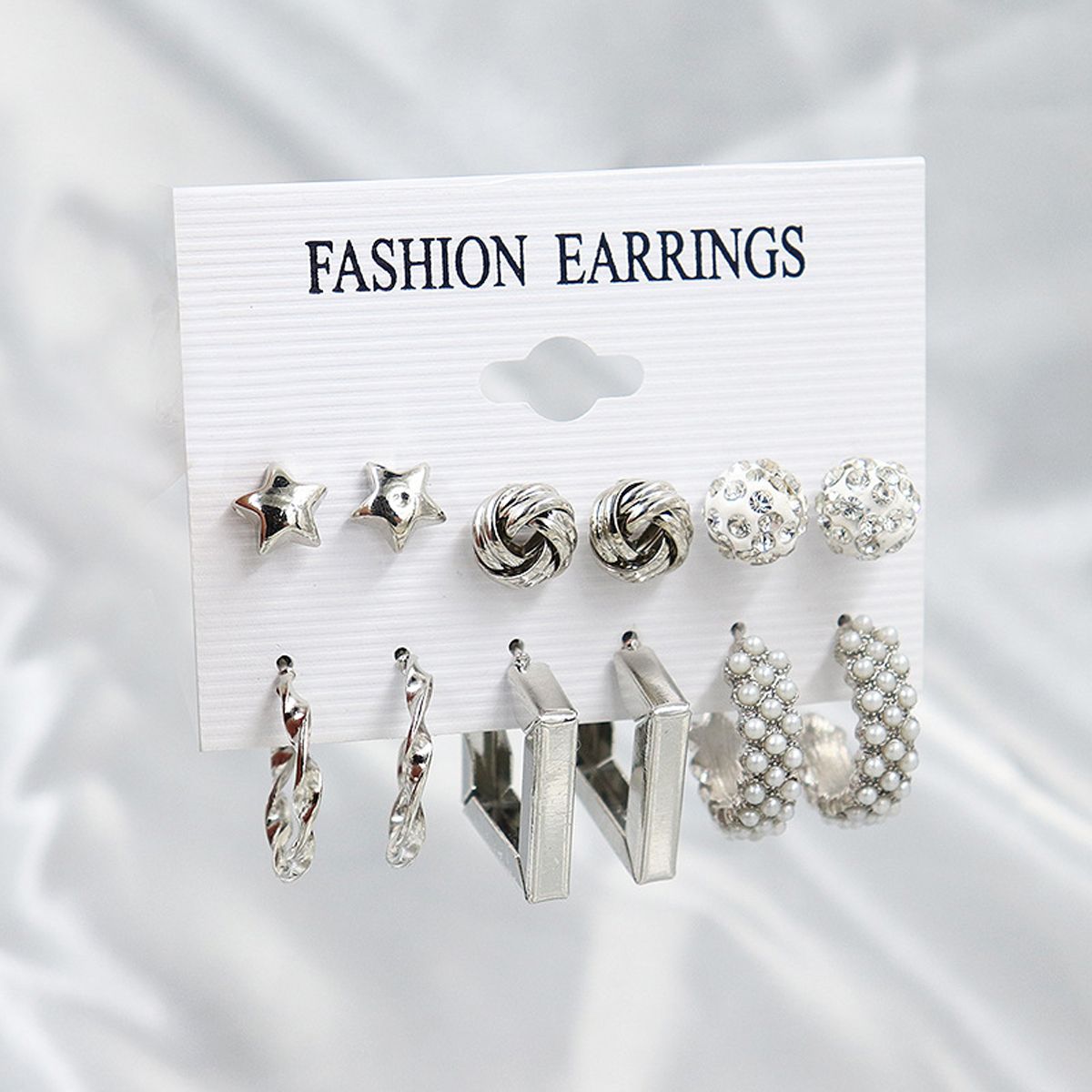 Combo Pack Of Earrings(Pack Of 6) Earrings Glitstudio   