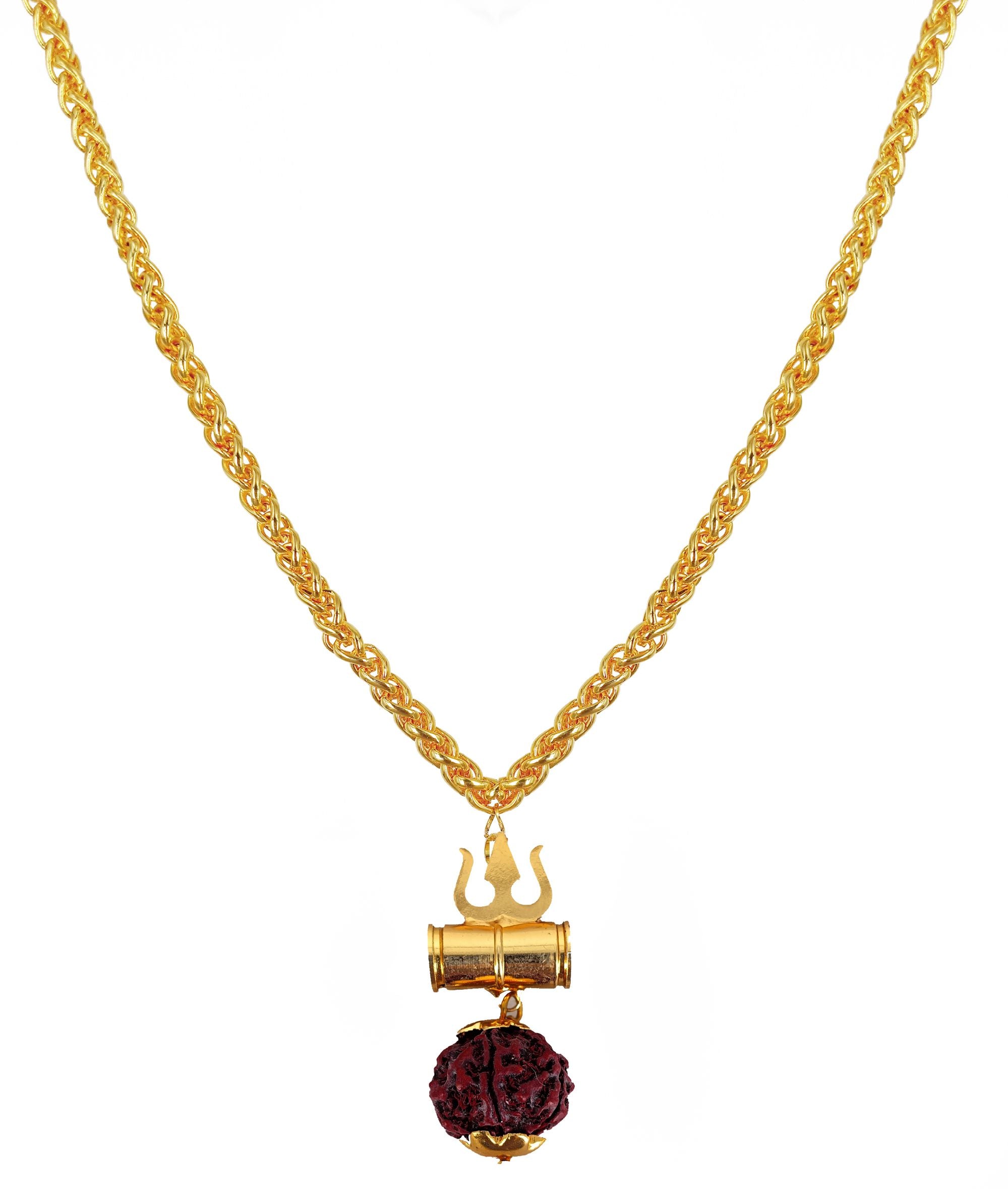 Luxurious Men's Gold Plated Pendant With Chain Vol 2  Glitstudio   